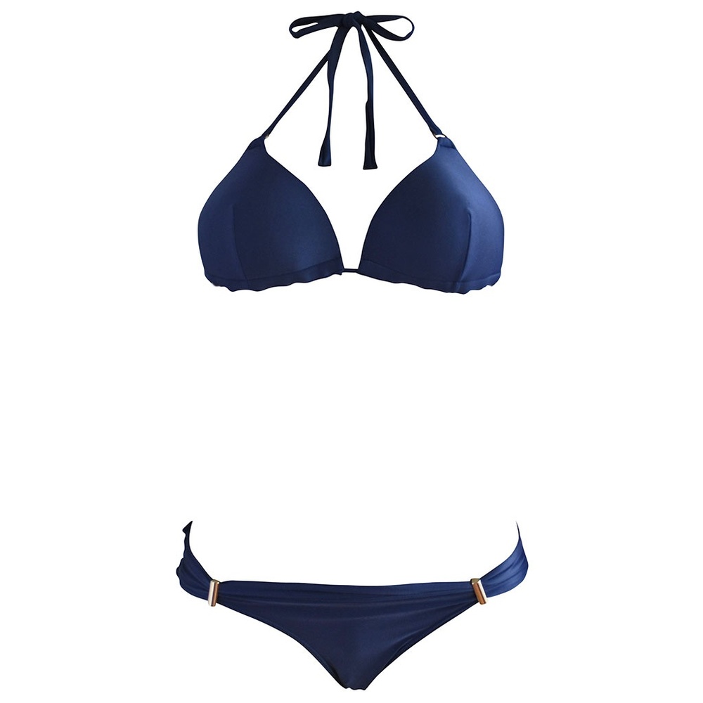 Cia Maritima Navy Gold Bar Bikini Bottom